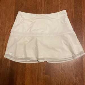 White Athleta Tennis Skirt